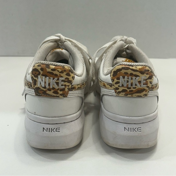 Women’s Nike Court Vision Alta Low Leopard Camo Sz 8.5 Pre-owned - Great Price! - Picture 5 of 11